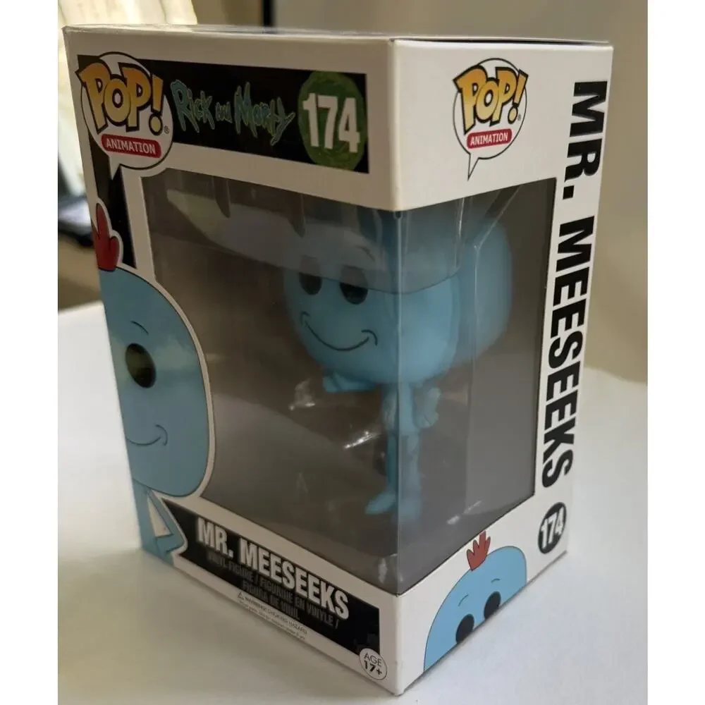 NIB Funko Pop! Vinyl Animation-Rick and Morty: MR. MEESEEKS #174